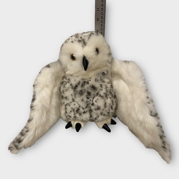Folkmanis Snowy Owl Hand Puppet Swivel Head - Picture 2 of 5